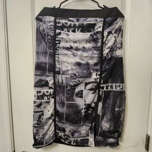 Black And White Image Collage Minidress